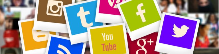 Social media icons representing Facebook, Twitter, LinkedIn, YouTube, and Instagram.